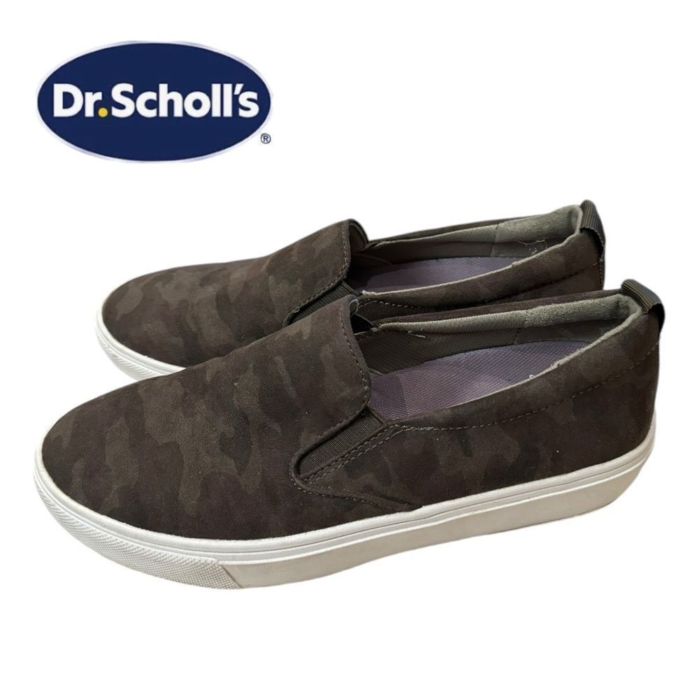 Dr. Scholl's Women's No Bad Days Camo Slip-on Sneakers Loafers 6.5